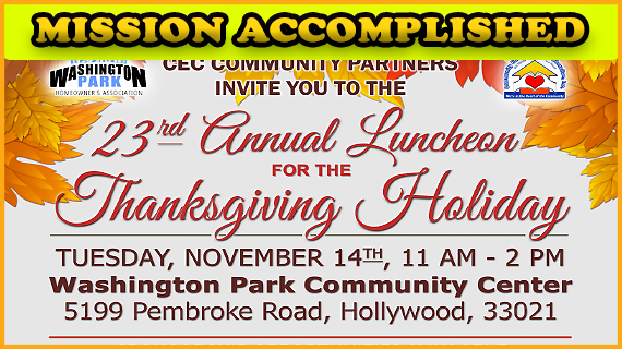 23rd Annual Thanksgiving Holiday Luncheon